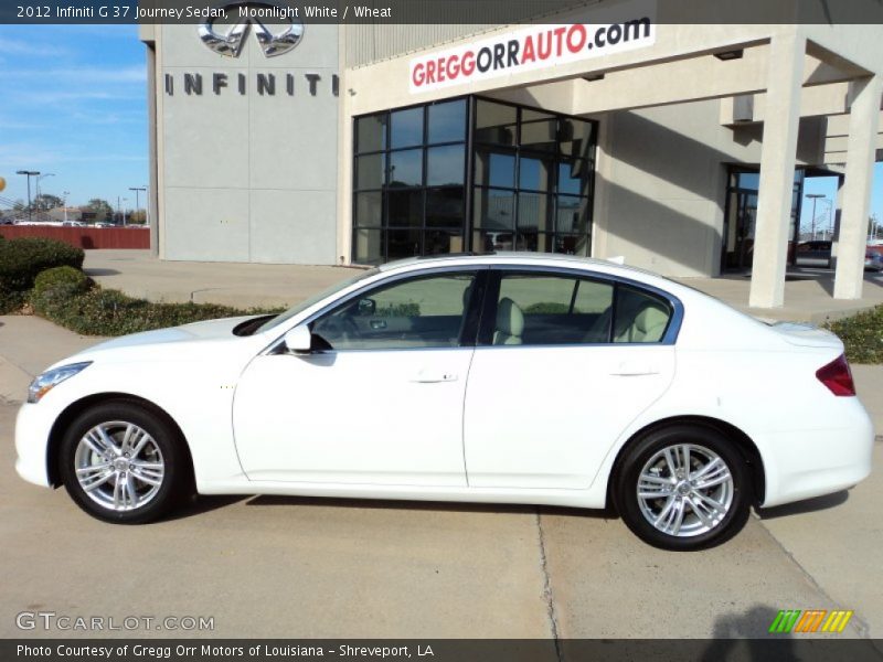 Moonlight White / Wheat 2012 Infiniti G 37 Journey Sedan