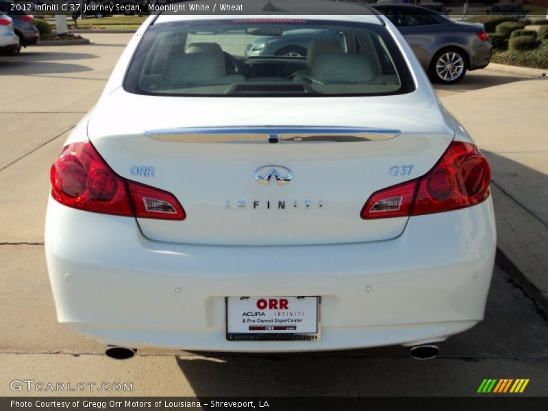 Moonlight White / Wheat 2012 Infiniti G 37 Journey Sedan