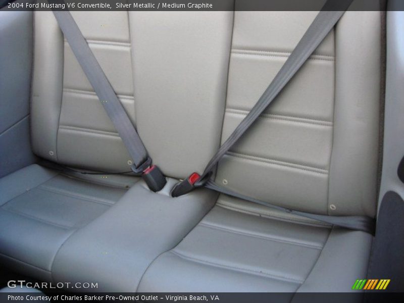 Silver Metallic / Medium Graphite 2004 Ford Mustang V6 Convertible