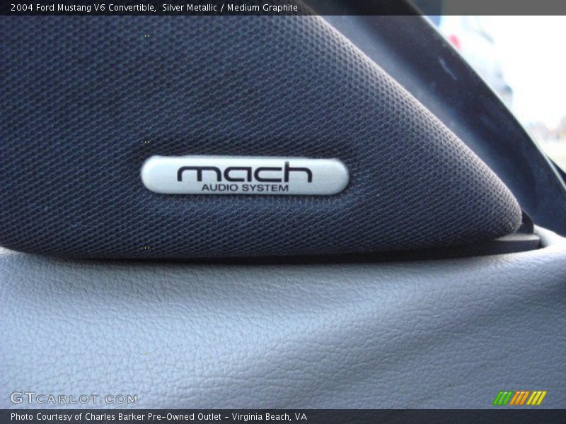 Silver Metallic / Medium Graphite 2004 Ford Mustang V6 Convertible