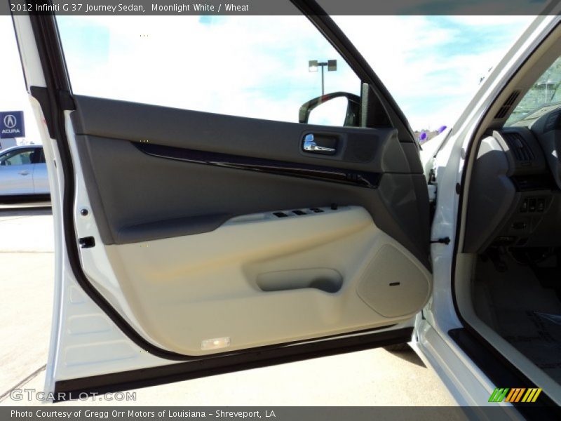 Moonlight White / Wheat 2012 Infiniti G 37 Journey Sedan
