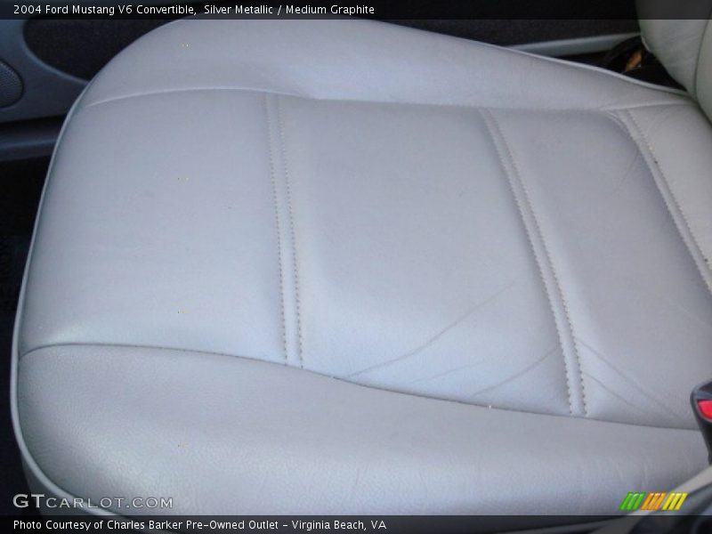Silver Metallic / Medium Graphite 2004 Ford Mustang V6 Convertible