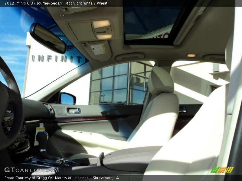 Moonlight White / Wheat 2012 Infiniti G 37 Journey Sedan