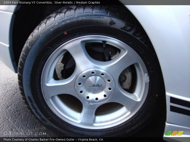 Silver Metallic / Medium Graphite 2004 Ford Mustang V6 Convertible