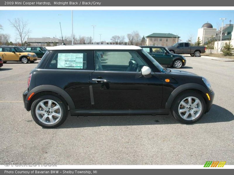 Midnight Black / Black/Grey 2009 Mini Cooper Hardtop