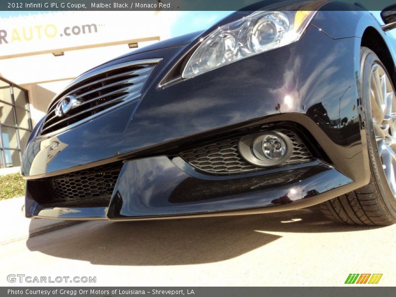 Malbec Black / Monaco Red 2012 Infiniti G IPL G Coupe