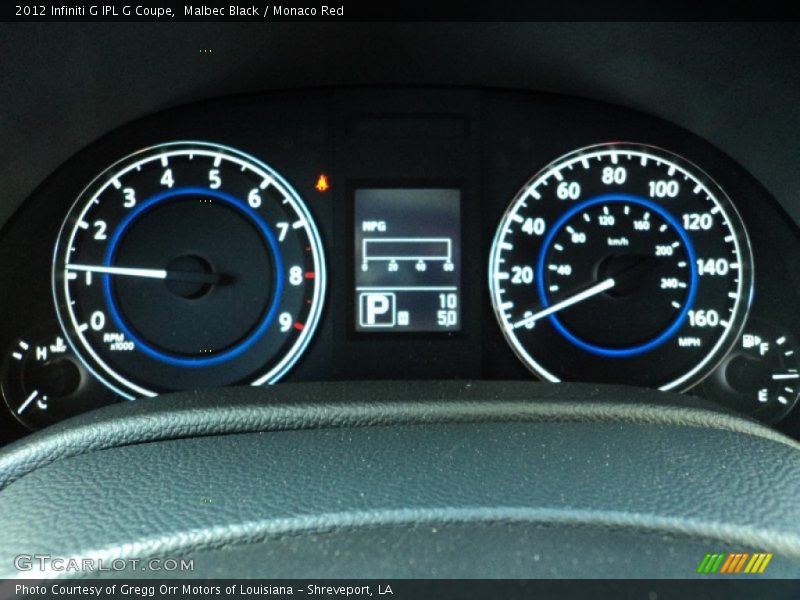 Malbec Black / Monaco Red 2012 Infiniti G IPL G Coupe