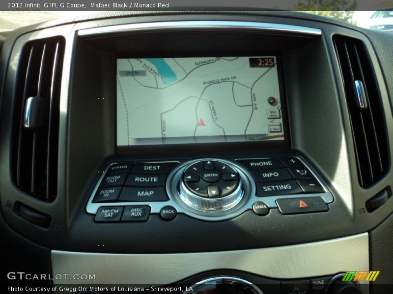 Navigation of 2012 G IPL G Coupe