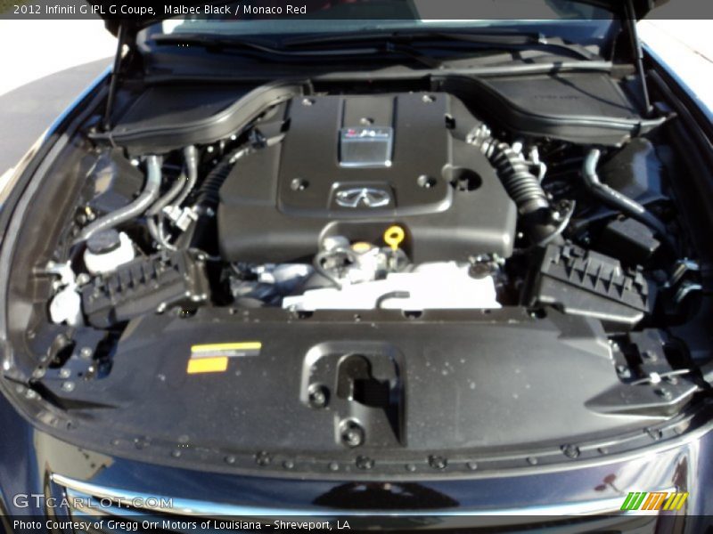 Malbec Black / Monaco Red 2012 Infiniti G IPL G Coupe