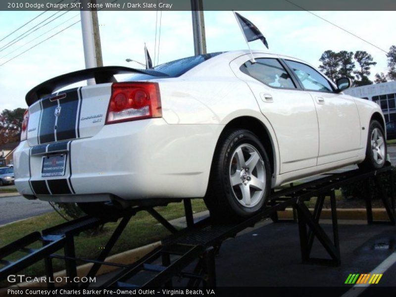 Stone White / Dark Slate Gray 2010 Dodge Charger SXT