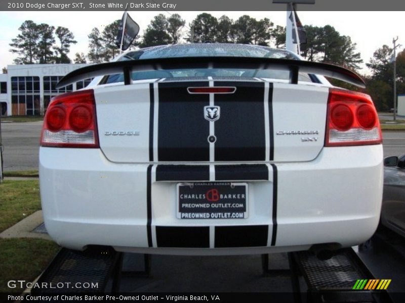 Stone White / Dark Slate Gray 2010 Dodge Charger SXT