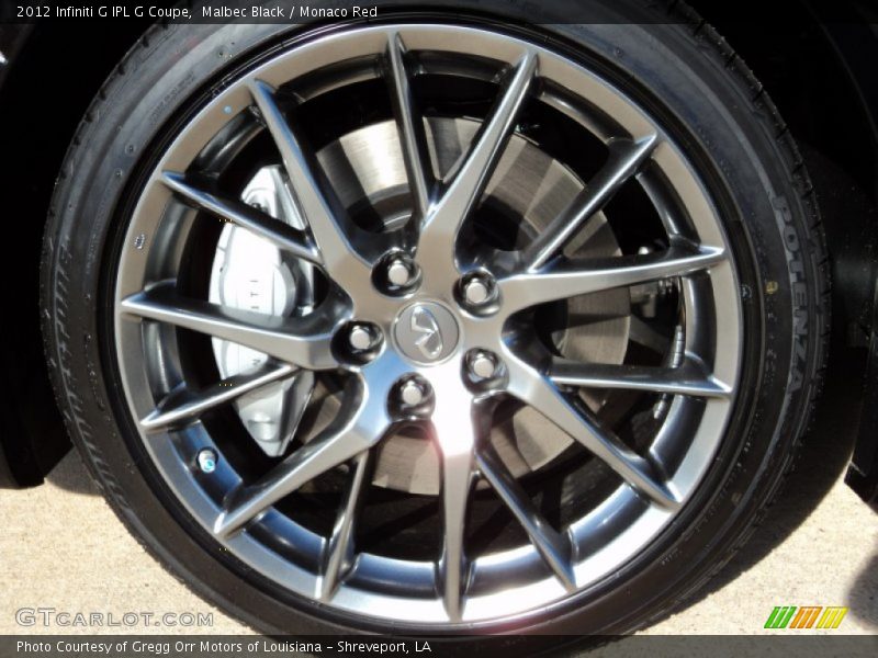 IPL 19 inch Split 7 Spoke Wheel with Graphite Finish - 2012 Infiniti G IPL G Coupe