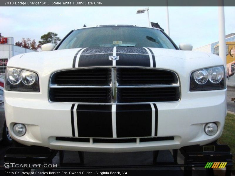 Stone White / Dark Slate Gray 2010 Dodge Charger SXT