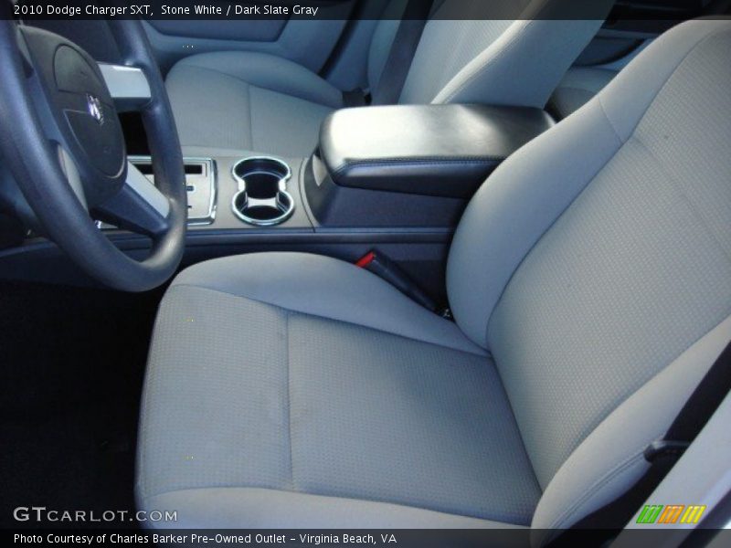Stone White / Dark Slate Gray 2010 Dodge Charger SXT