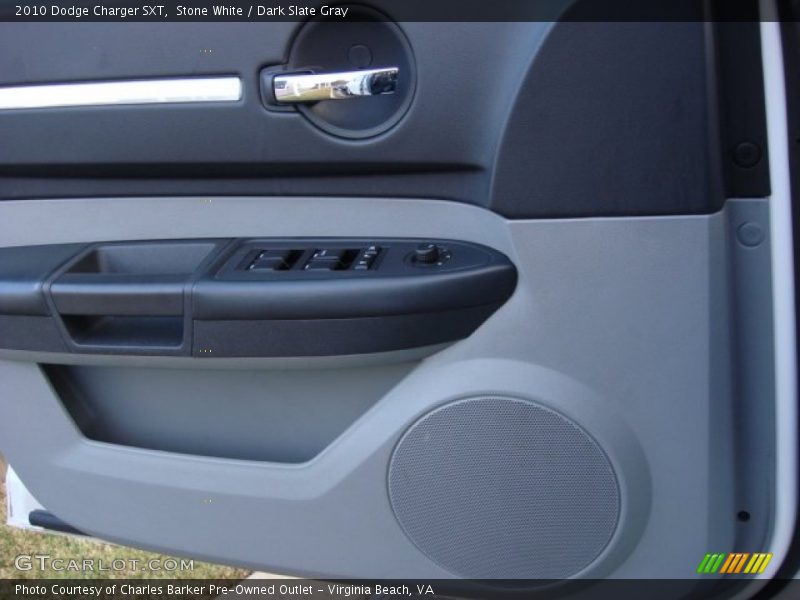 Stone White / Dark Slate Gray 2010 Dodge Charger SXT