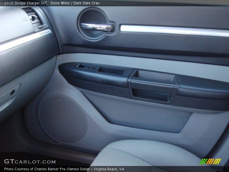 Stone White / Dark Slate Gray 2010 Dodge Charger SXT
