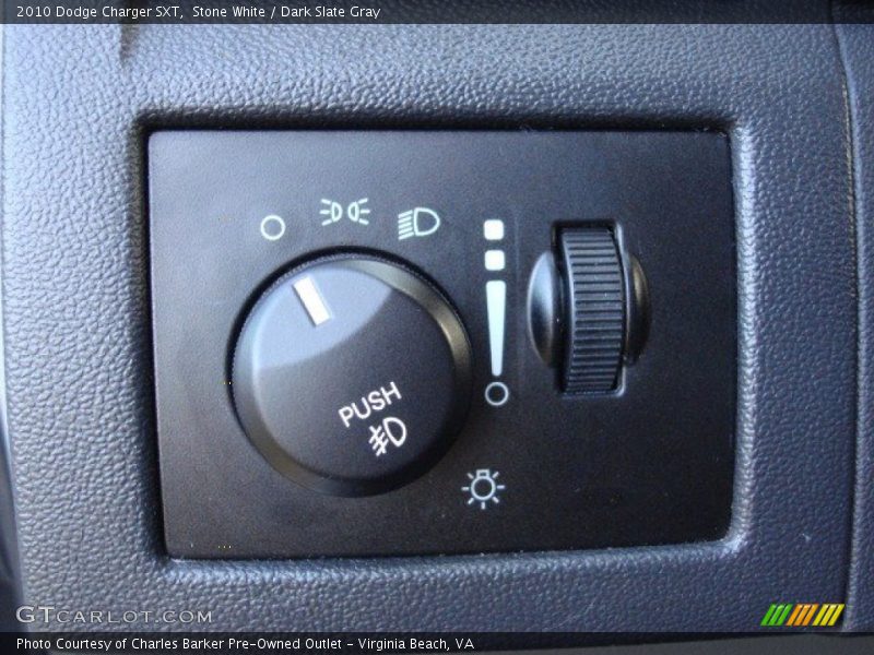 Stone White / Dark Slate Gray 2010 Dodge Charger SXT