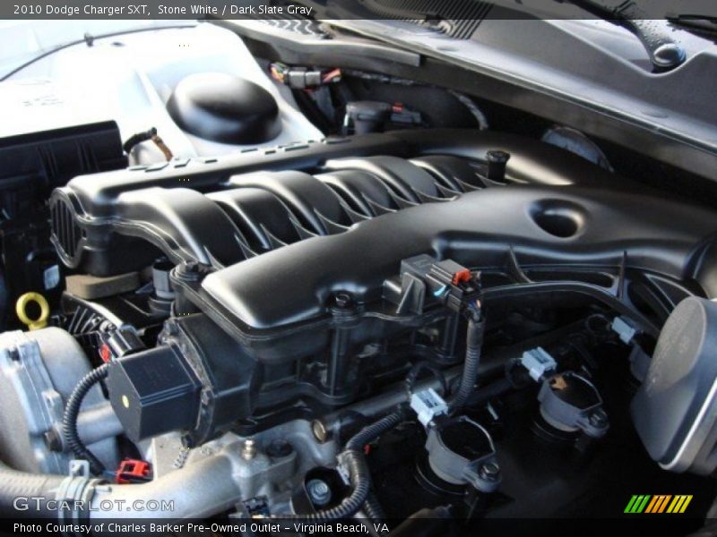 Stone White / Dark Slate Gray 2010 Dodge Charger SXT