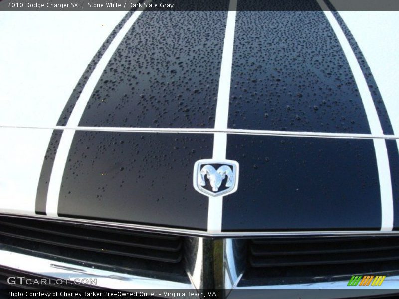 Stone White / Dark Slate Gray 2010 Dodge Charger SXT