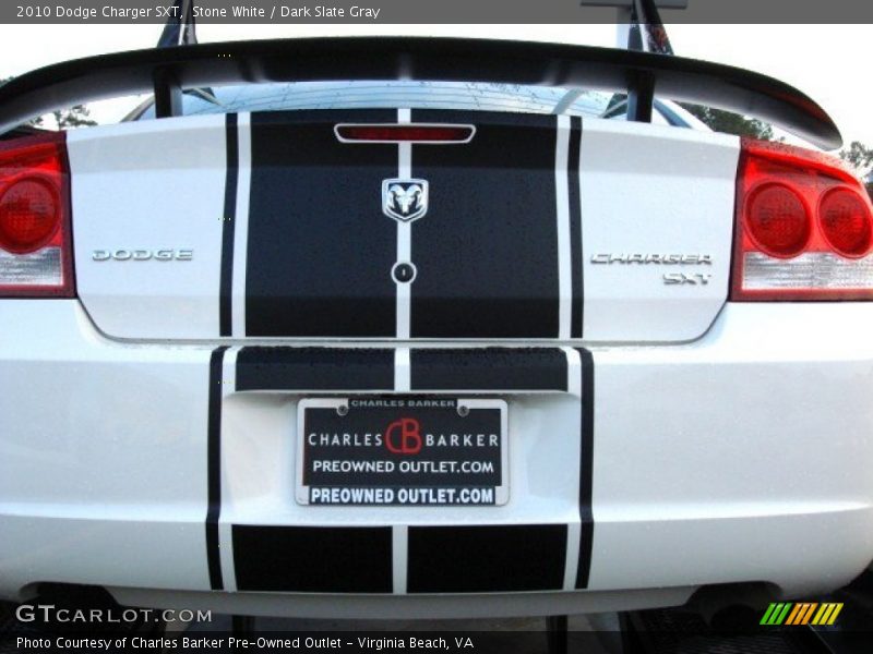 Stone White / Dark Slate Gray 2010 Dodge Charger SXT
