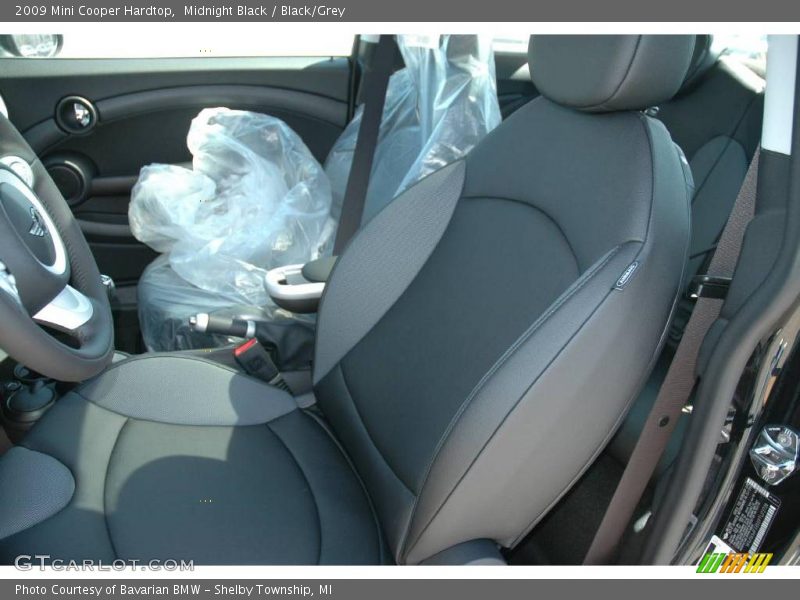 Midnight Black / Black/Grey 2009 Mini Cooper Hardtop