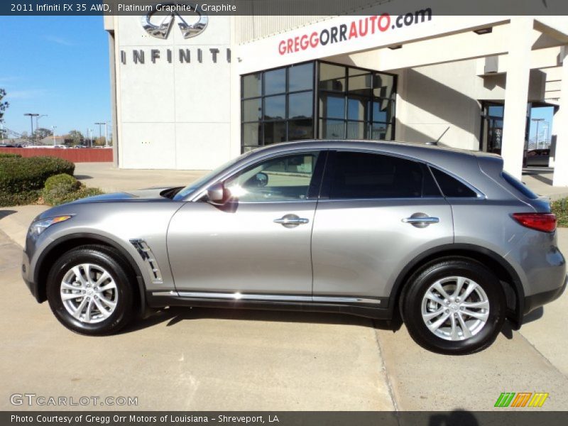 Platinum Graphite / Graphite 2011 Infiniti FX 35 AWD