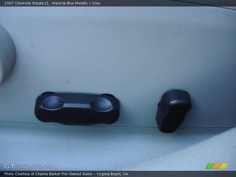 Imperial Blue Metallic / Gray 2007 Chevrolet Impala LS