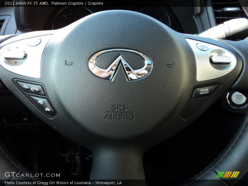 Controls of 2011 FX 35 AWD