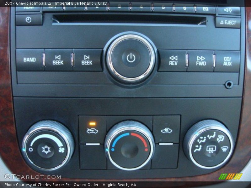 Imperial Blue Metallic / Gray 2007 Chevrolet Impala LS