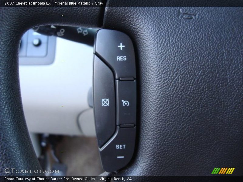 Imperial Blue Metallic / Gray 2007 Chevrolet Impala LS