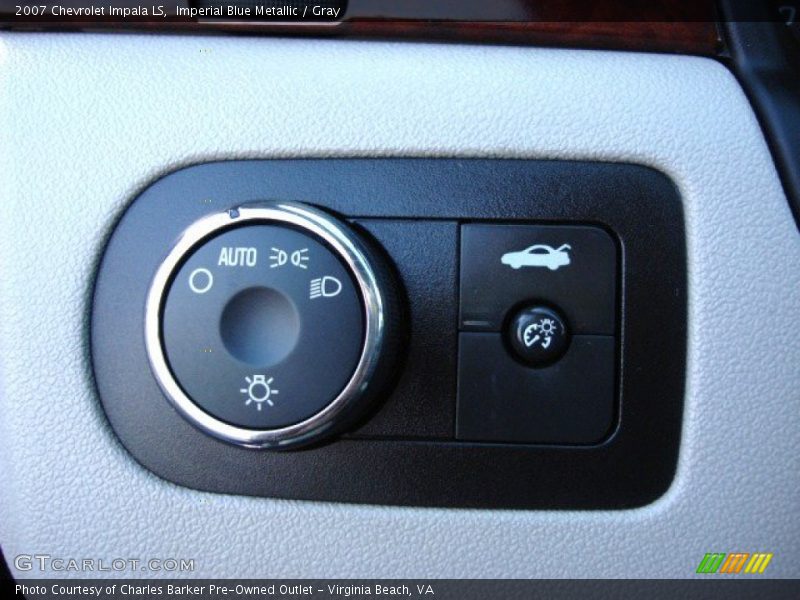Imperial Blue Metallic / Gray 2007 Chevrolet Impala LS