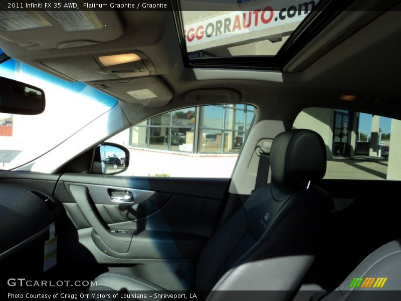 Platinum Graphite / Graphite 2011 Infiniti FX 35 AWD