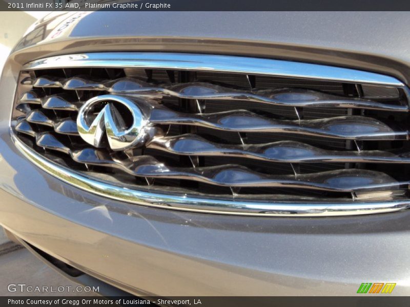 Platinum Graphite / Graphite 2011 Infiniti FX 35 AWD