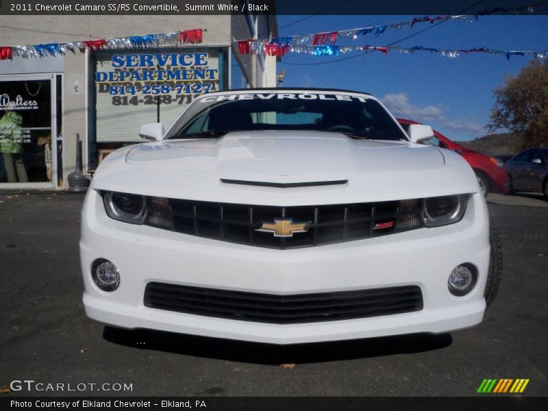 Summit White / Black 2011 Chevrolet Camaro SS/RS Convertible