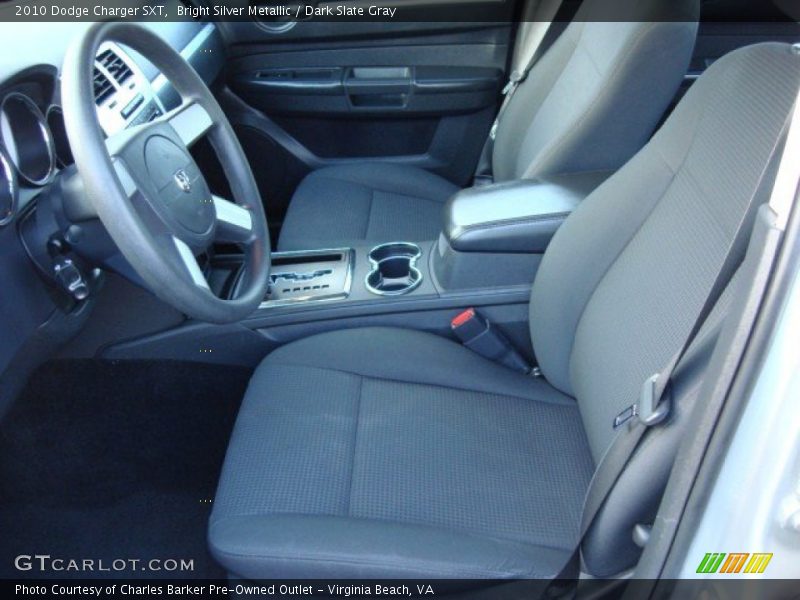 Bright Silver Metallic / Dark Slate Gray 2010 Dodge Charger SXT