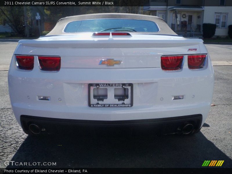 Summit White / Black 2011 Chevrolet Camaro SS/RS Convertible