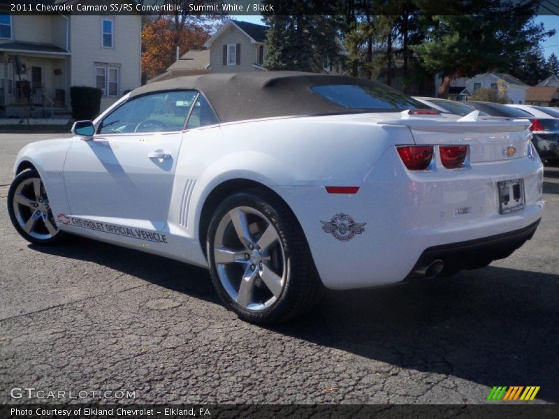 Summit White / Black 2011 Chevrolet Camaro SS/RS Convertible