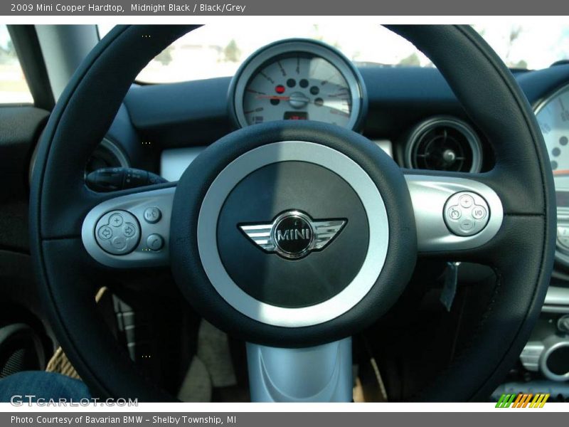 Midnight Black / Black/Grey 2009 Mini Cooper Hardtop