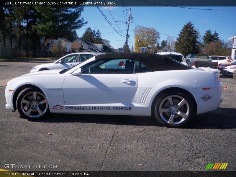 Summit White / Black 2011 Chevrolet Camaro SS/RS Convertible