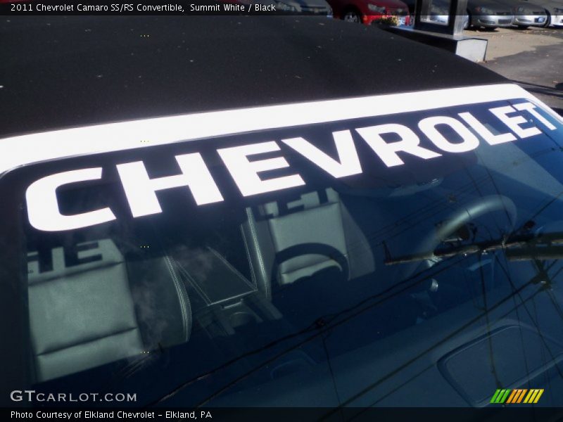 Summit White / Black 2011 Chevrolet Camaro SS/RS Convertible