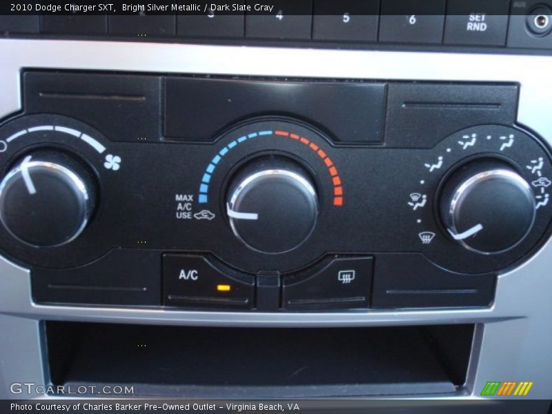 Bright Silver Metallic / Dark Slate Gray 2010 Dodge Charger SXT