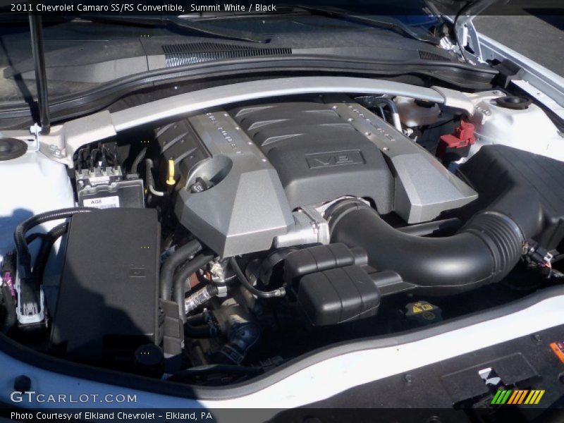 Summit White / Black 2011 Chevrolet Camaro SS/RS Convertible