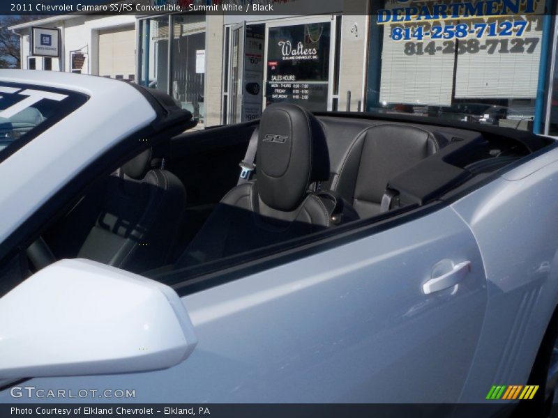 Summit White / Black 2011 Chevrolet Camaro SS/RS Convertible