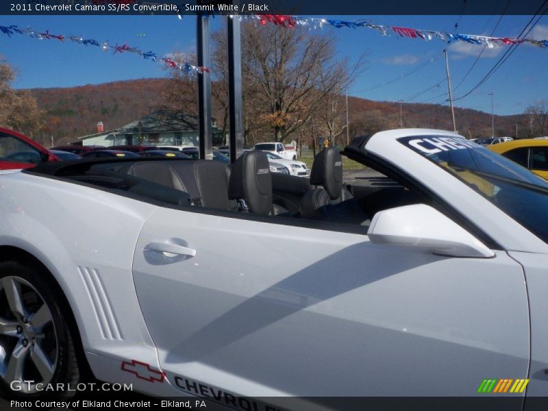 Summit White / Black 2011 Chevrolet Camaro SS/RS Convertible