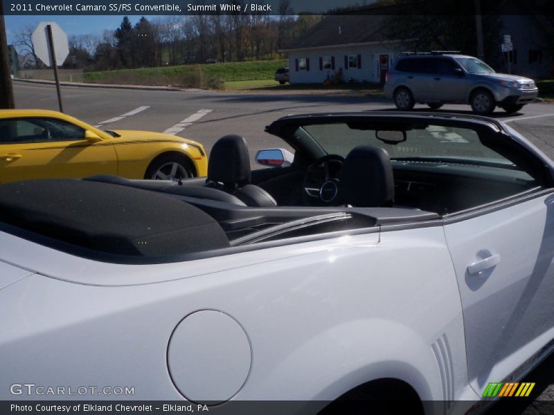 Summit White / Black 2011 Chevrolet Camaro SS/RS Convertible