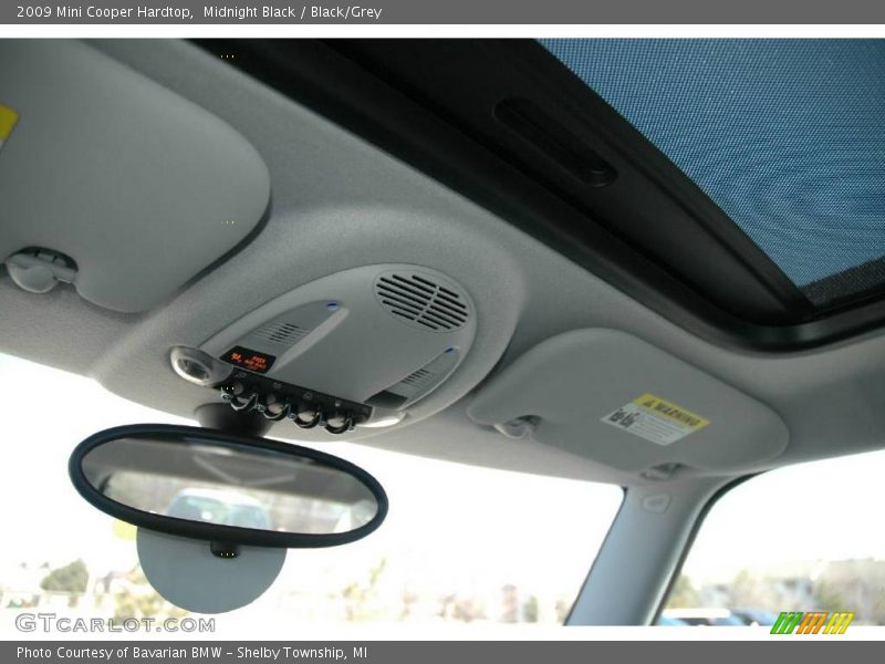 Midnight Black / Black/Grey 2009 Mini Cooper Hardtop