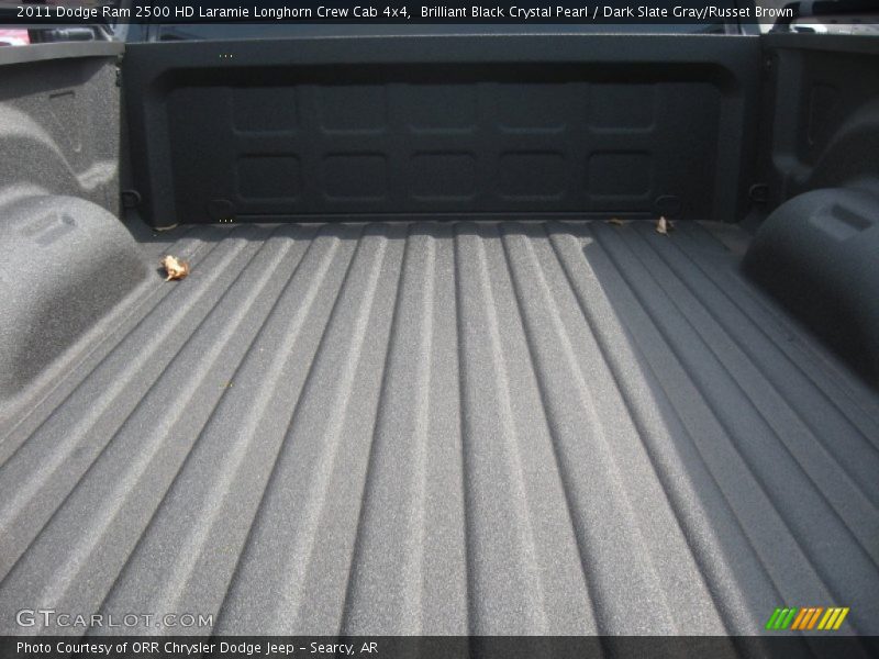 Brilliant Black Crystal Pearl / Dark Slate Gray/Russet Brown 2011 Dodge Ram 2500 HD Laramie Longhorn Crew Cab 4x4