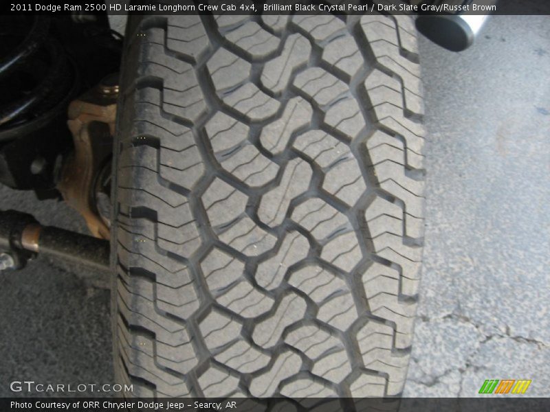 Brilliant Black Crystal Pearl / Dark Slate Gray/Russet Brown 2011 Dodge Ram 2500 HD Laramie Longhorn Crew Cab 4x4