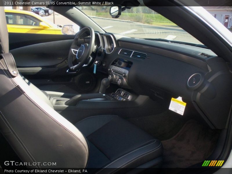 Summit White / Black 2011 Chevrolet Camaro SS/RS Convertible
