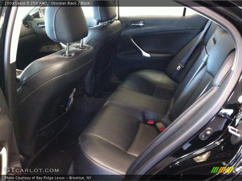 Obsidian Black / Black 2009 Lexus IS 250 AWD